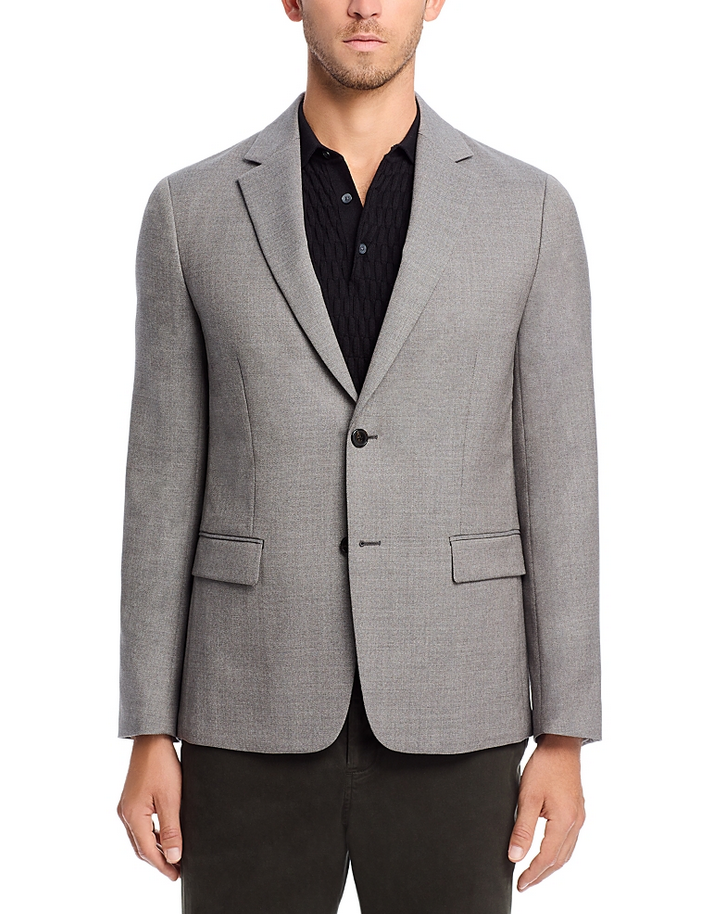 Theory Clinton Hopsack Wool Sport Coat
