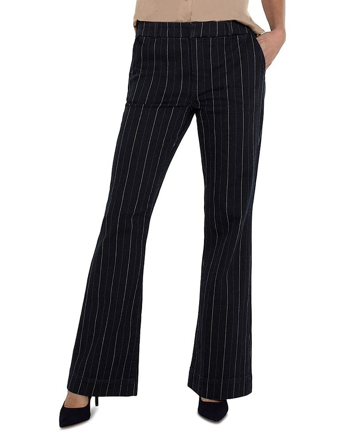Liverpool Los Angeles Denim Mid-Rise Flare Trouser MSRP $109