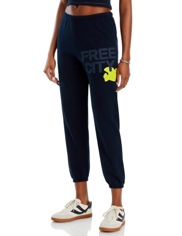 Free City Cotton Logo Sweatpants MSRP $168