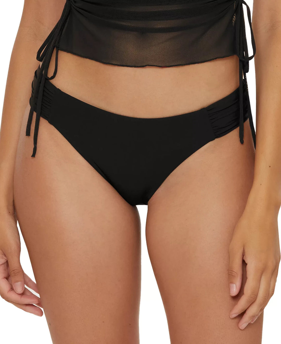 Becca Women's Muse Side-Ruched Bikini Bottoms MSRP $ 68