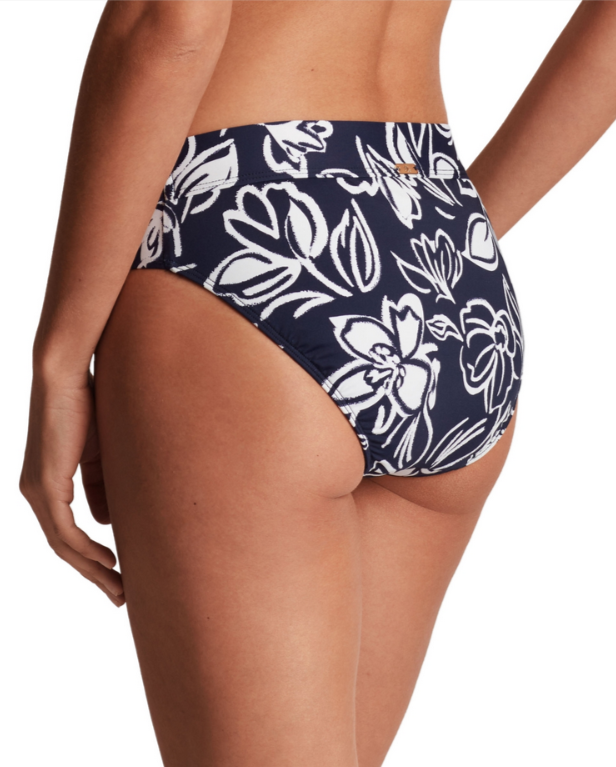 Lauren Ralph Lauren Classic Band Floral-Print Hipster Bikini Bottoms MSRP $75