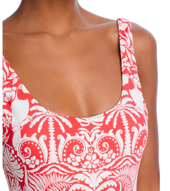 AQUA x The White Lotus Swim One Piece Swimsuit MSRP $108