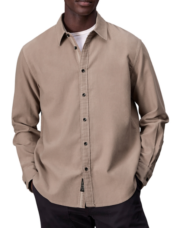 rag & bone Finch Cotton Corduroy Button Down Shirt MSRP $298