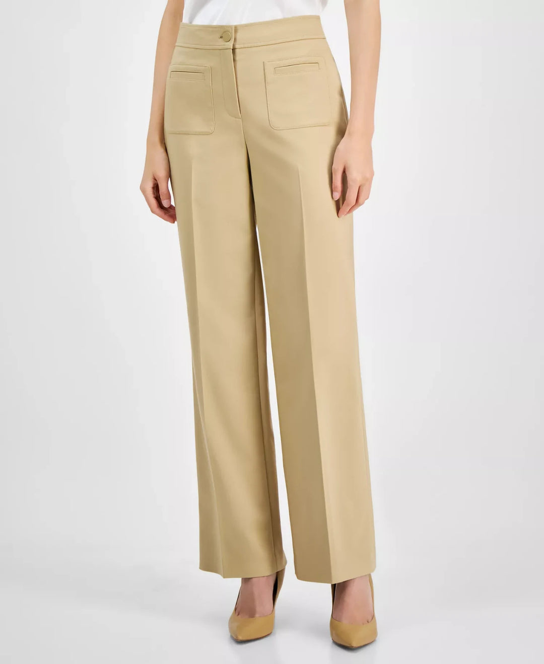 Anne Klein Women's Patch-Pocket Trousers MSRP $89
