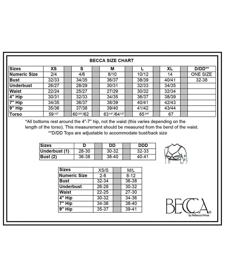 Becca Modernedge One-Piece High-Leg Swimsuit MSRP $148