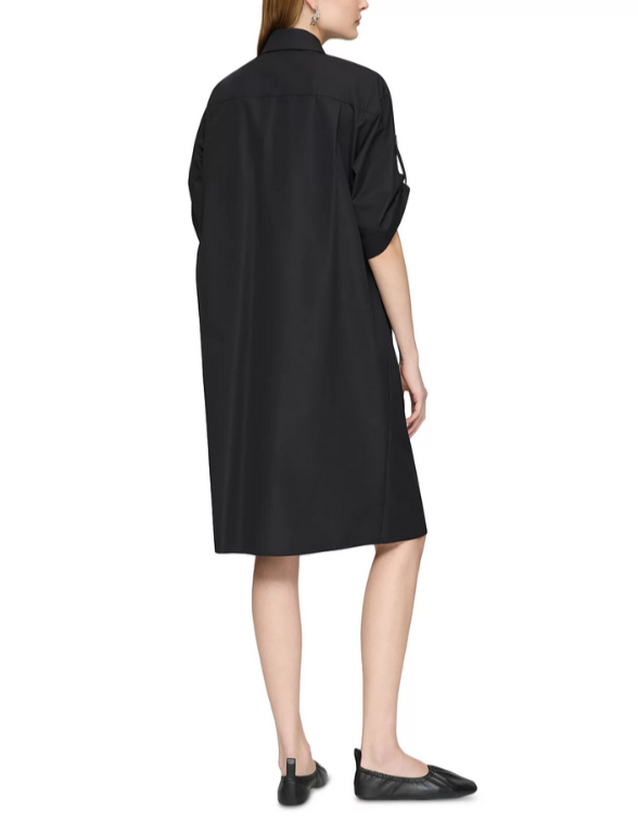 Lafayette 148 New York Tab Sleeved Popover Dress MSRP $798
