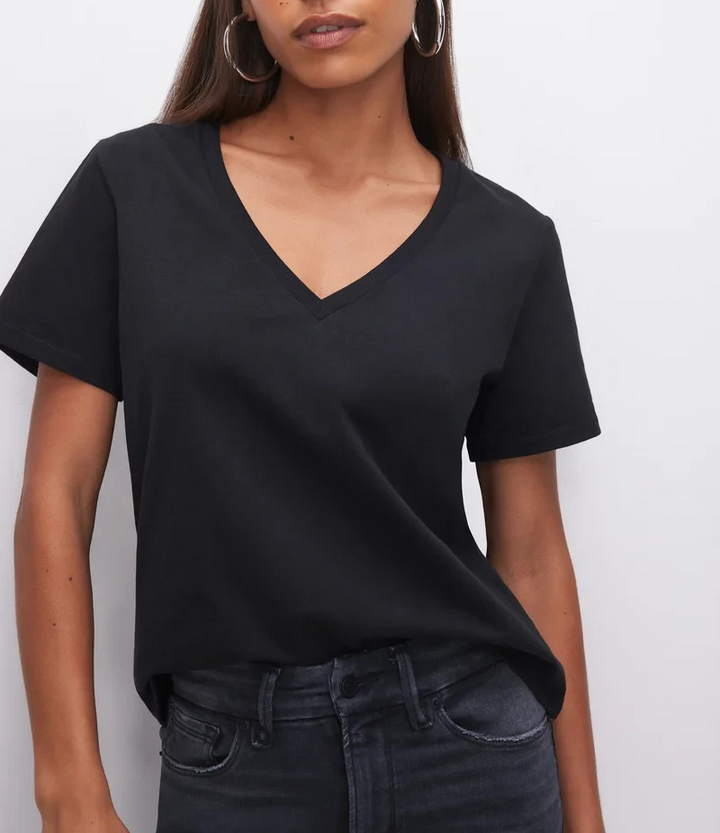 Good American Heritage Girlfriend Tee MSRP $59