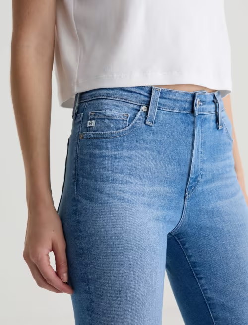 AG Mari Mid-Rise Slim Straight Jeans MSRP $225