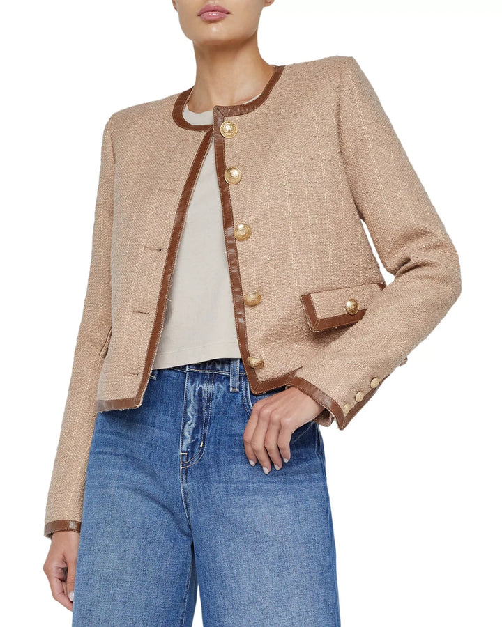 L'AGENCE Zaya Trim Jacket MSRP $675