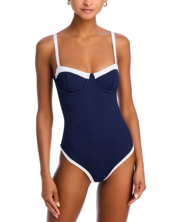 AQUA Underwire One Piece Swimsuit MSRP $108