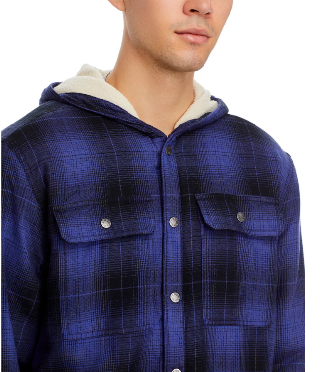The North Face® Plaid Hooded Campshire Shirt Jacket MSRP $150