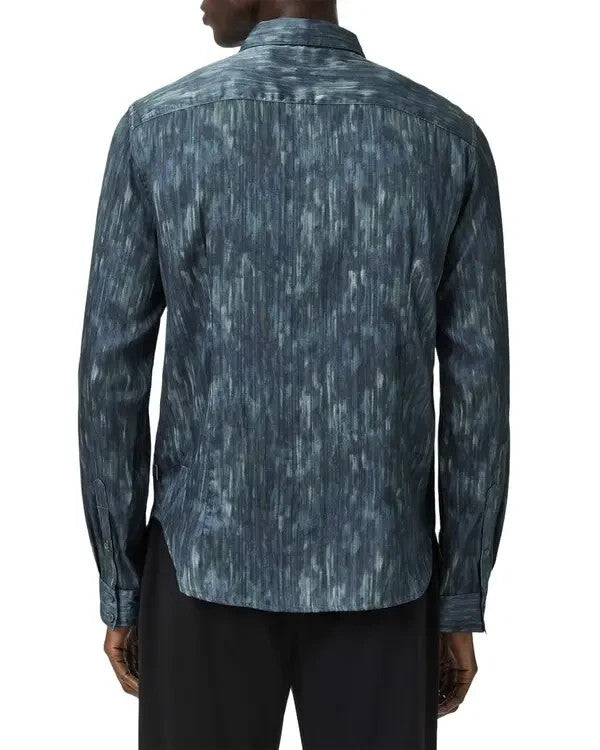 John Varvatos Ross Printed Slim Fit Shirt MSRP $248