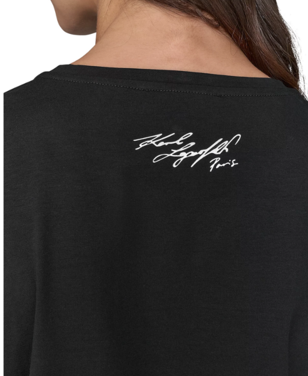 KARL LAGERFELD PARIS Jewel Bonjour Tee MSRP $59