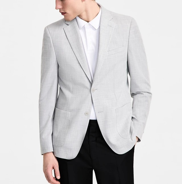 Calvin Klein Men's Solid Slim-Fit Soft Sport Coat MSRP $295 (size 44S)