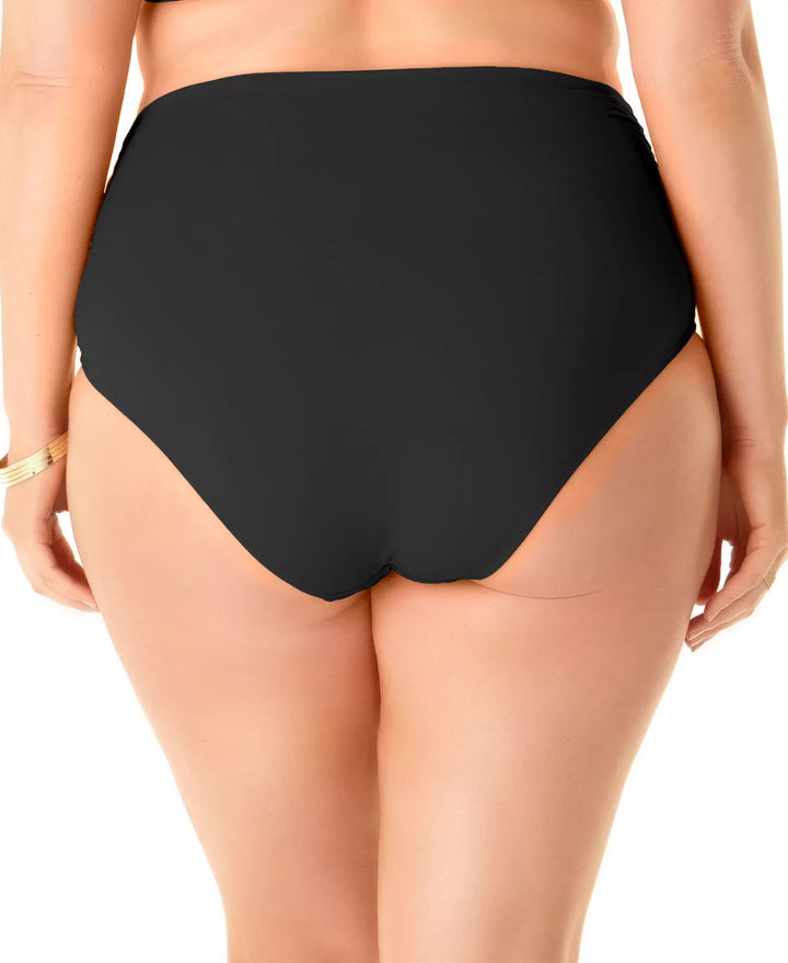 Anne Cole Plus Size High-Waist Bikini Bottoms MSRP $64