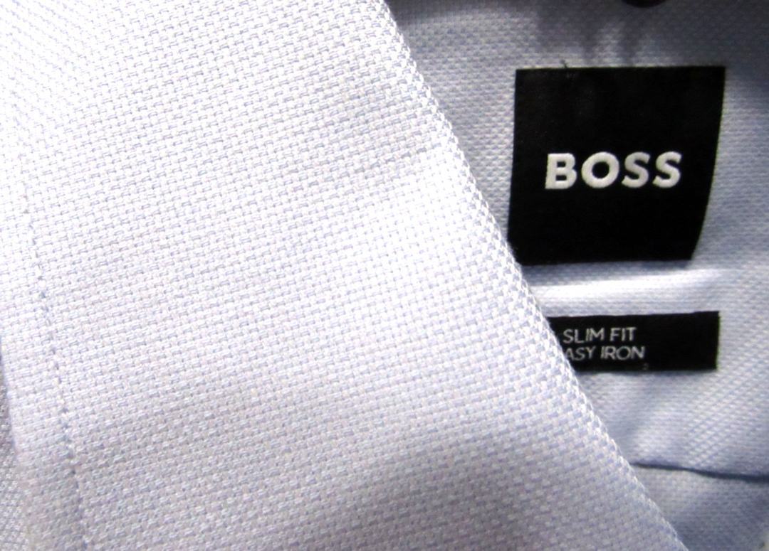 Boss Hank Kent Slim Fit Button Front Shirt MSRP $138