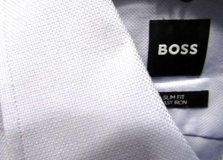 Boss Hank Kent Slim Fit Button Front Shirt MSRP $138