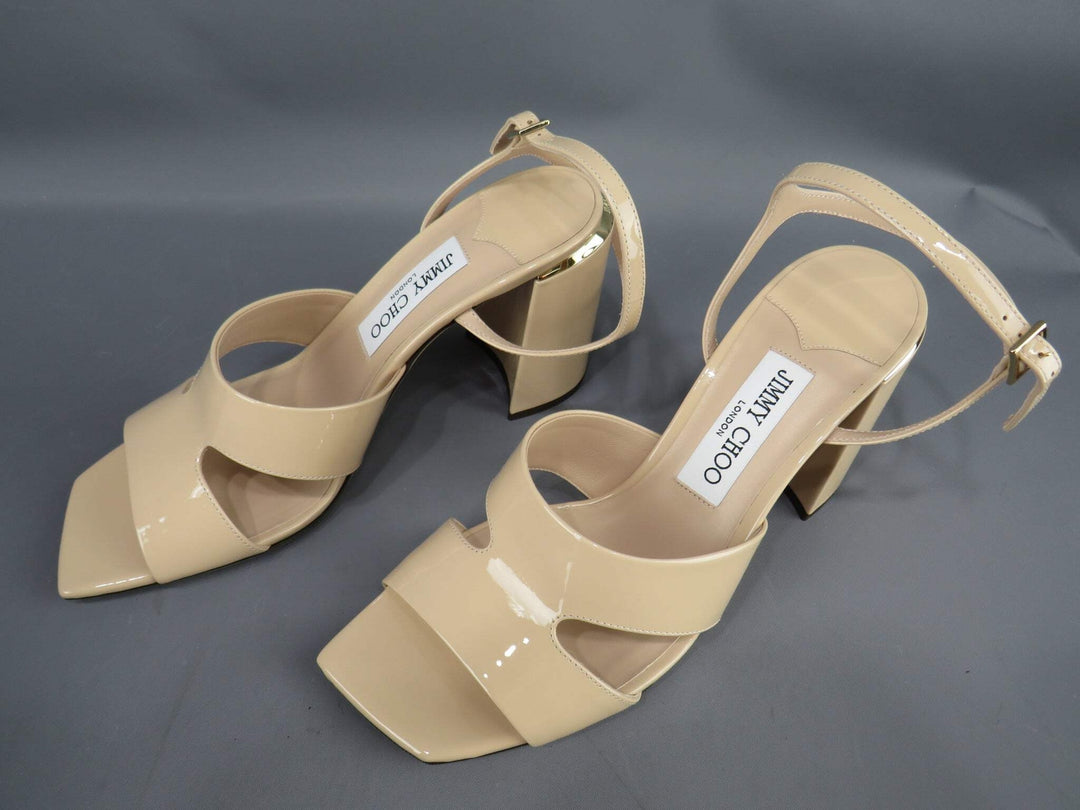 Jimmy Choo Women's Ellison 85 High Block Heel Sandals M3 273