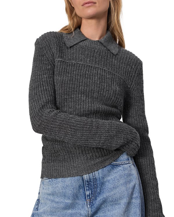 rag & bone Madix Polo Sweater MSRP $348