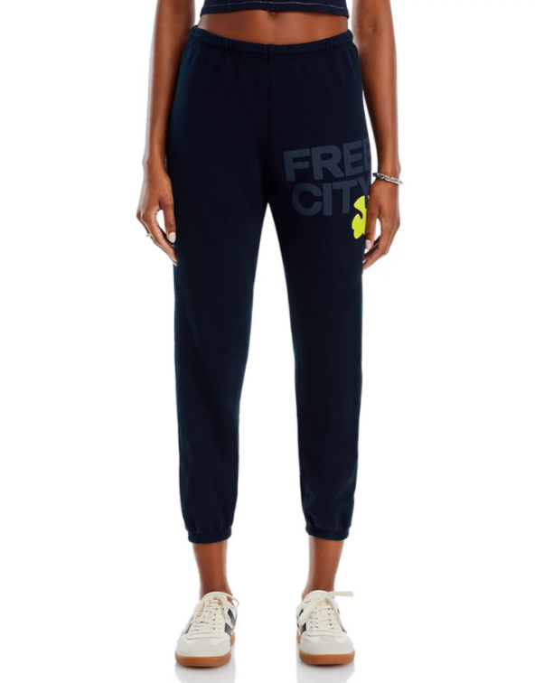 Free City Cotton Logo Sweatpants MSRP $168
