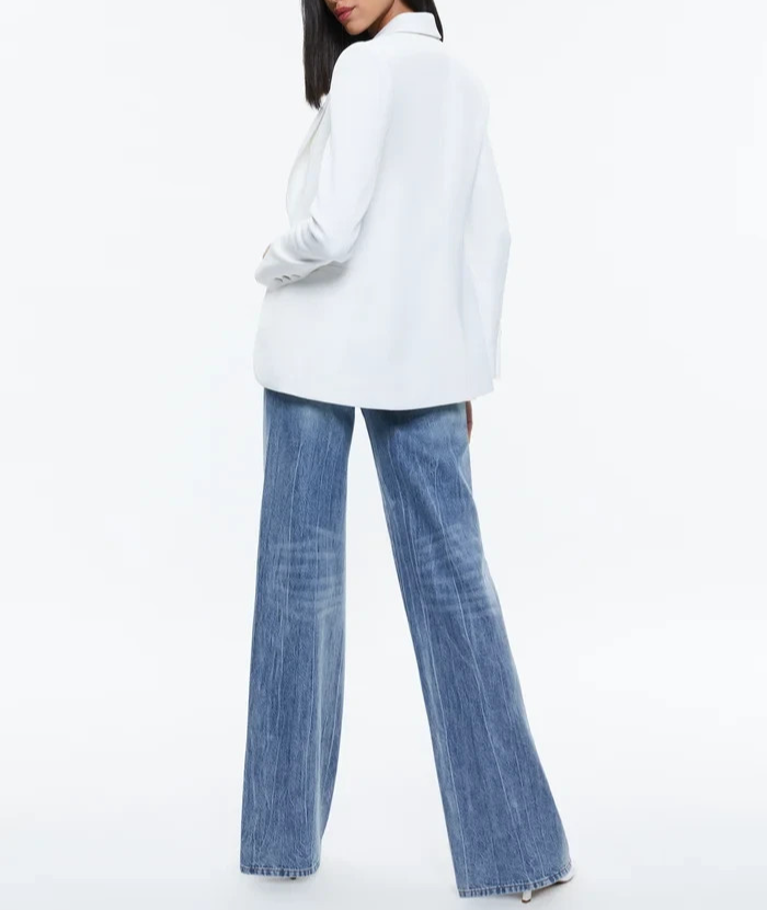 Alice and Olivia Blake Fitted Blazer MSRP $495