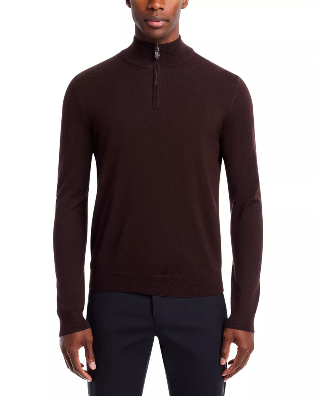 The Men's Store at Bloomingdale's Quarter-Zip Merino Wool Sweater MSRP $228