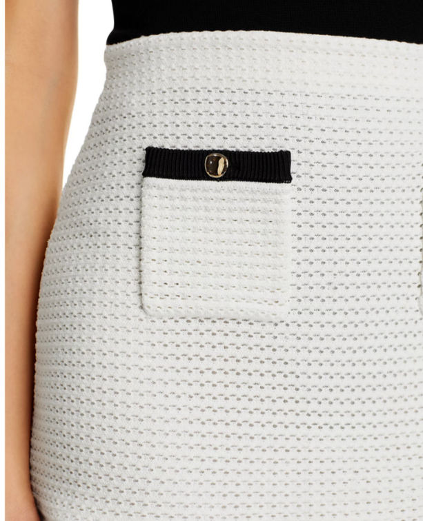 Self-Portrait Crochet Tipped Mini Skirt MSRP $365