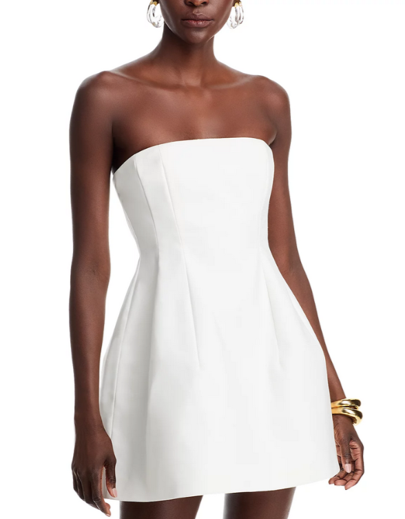 SIMKHAI Arta Bustier Mini Dress MSRP $445