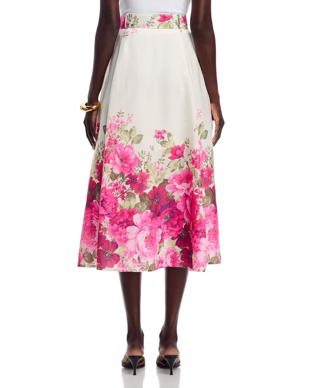 Nancy Yang Floral Button Down Skirt MSRP $119