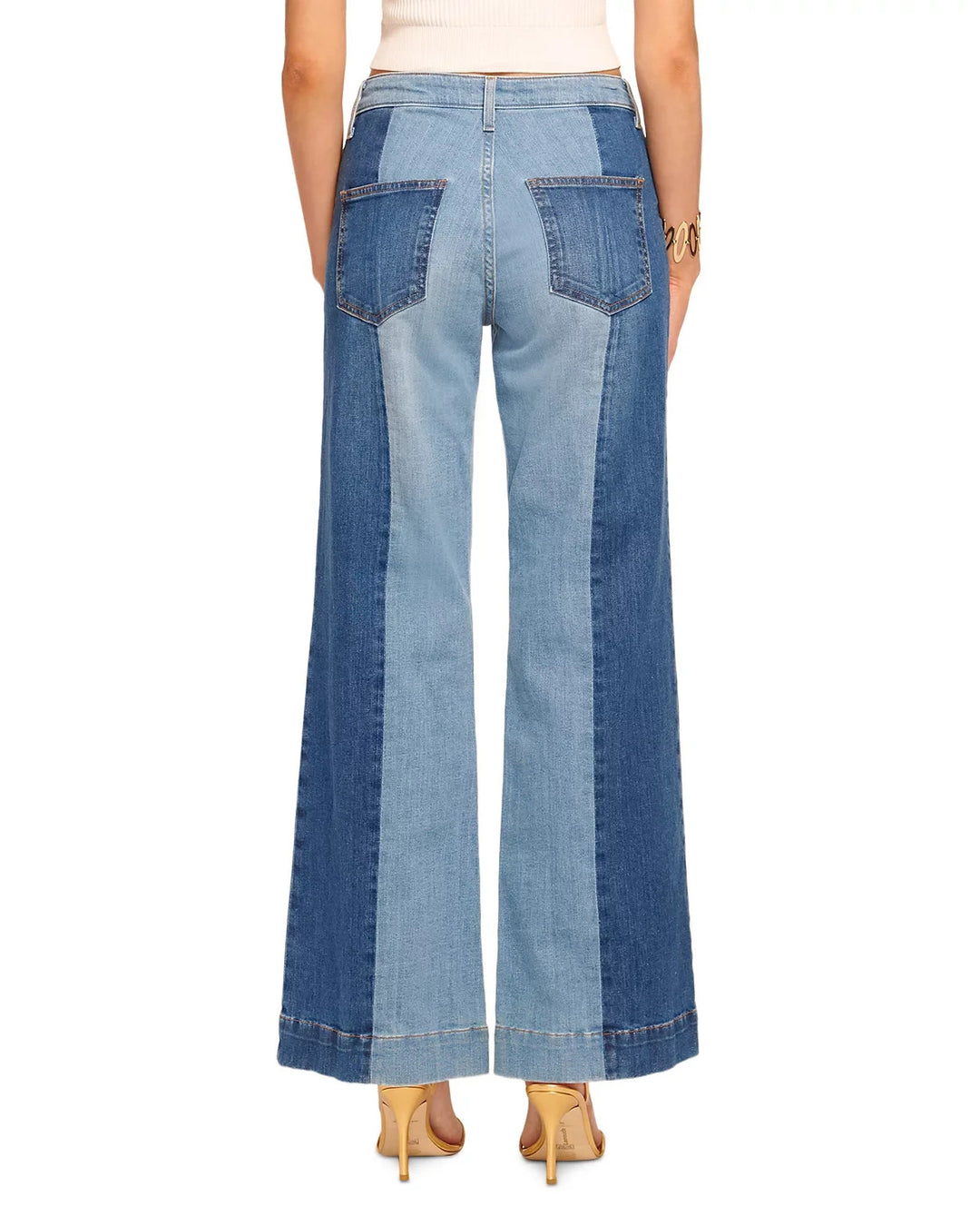 Ramy Brook Vinnie High Rise Wide Leg Jeans MSRP $345