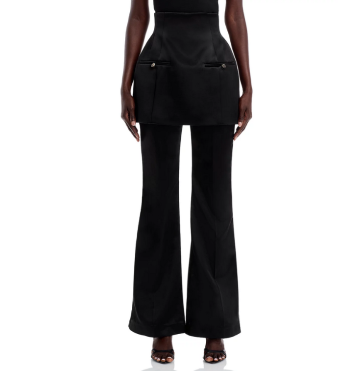 A.W.A.K.E. MODE Layered Skirt Trousers MSRP $1125
