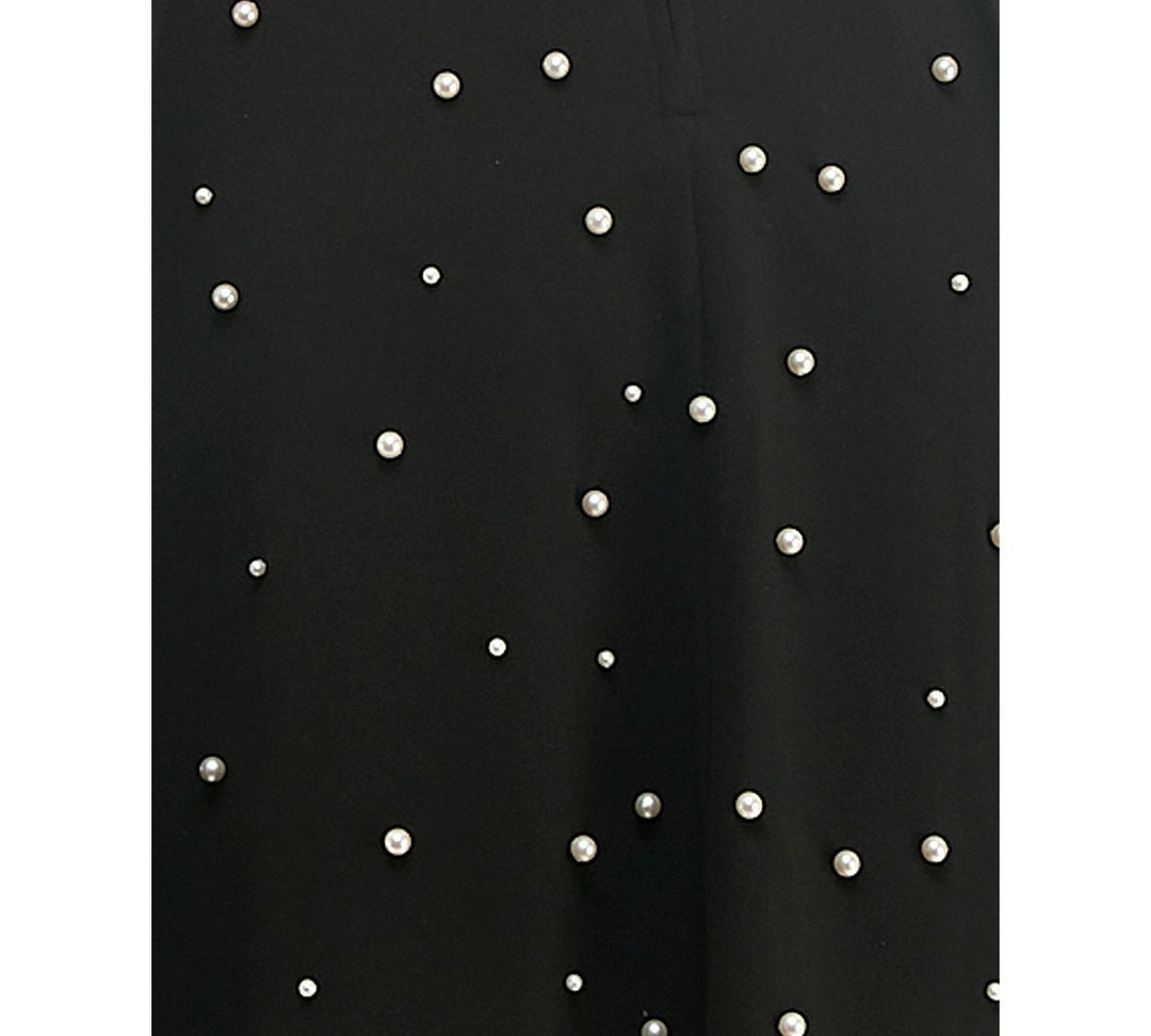 City Studios Juniors' Sweetheart-Neck Imitation-Pearl Dress