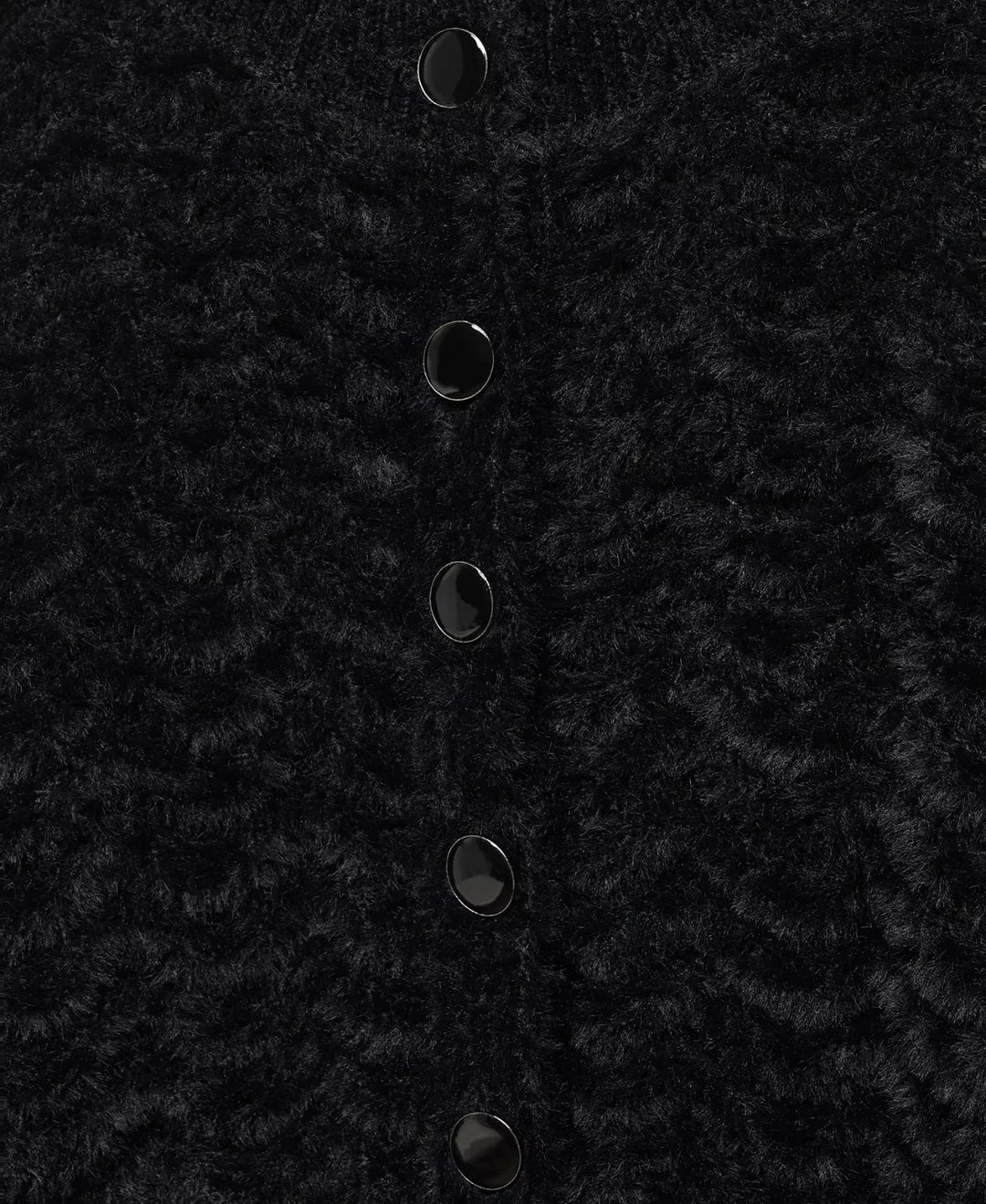 MANGO Women's Faux Fur Knit Cardigan MSRP $99.99