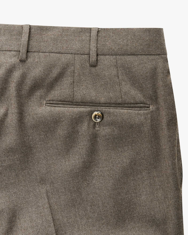 Pt Torino Melange Stretch Flannel Slim Fit Trousers MSRP $425