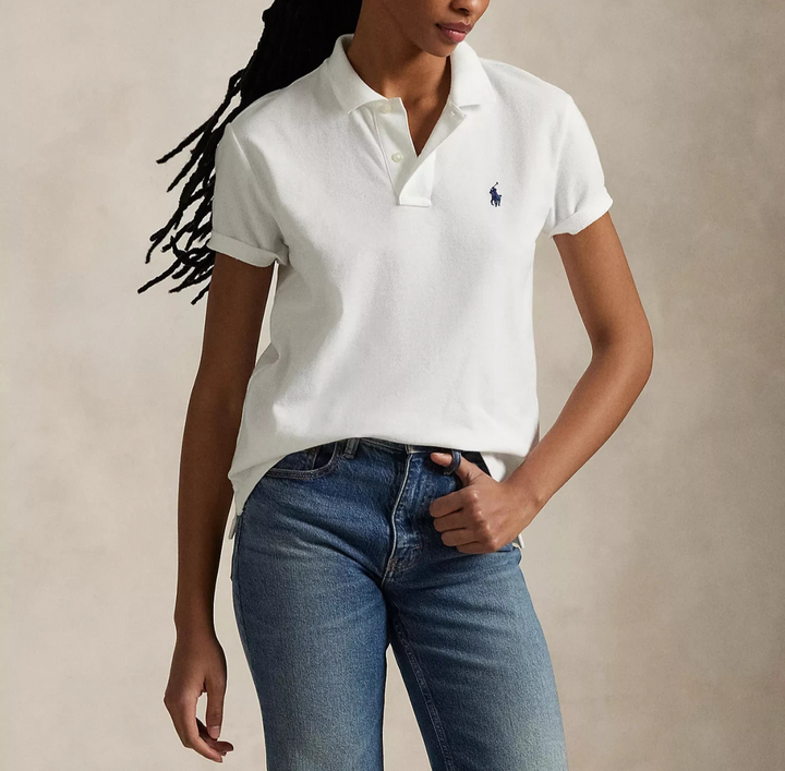 Polo Ralph Lauren Women's Classic-Fit Mesh Polo Shirt MSRP $118