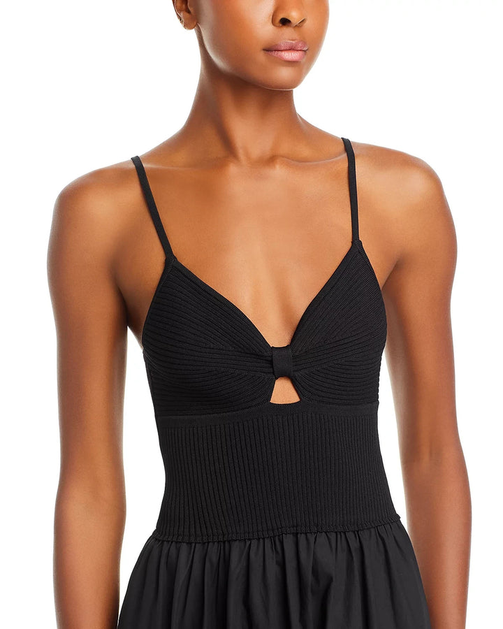 Lucy Paris Barcelona Cutout Midi Dress MSRP $118