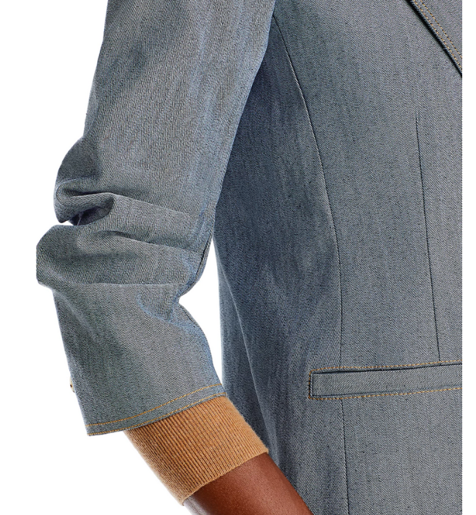 Cinq à Sept Khloe Denim Blazer MSRP $395