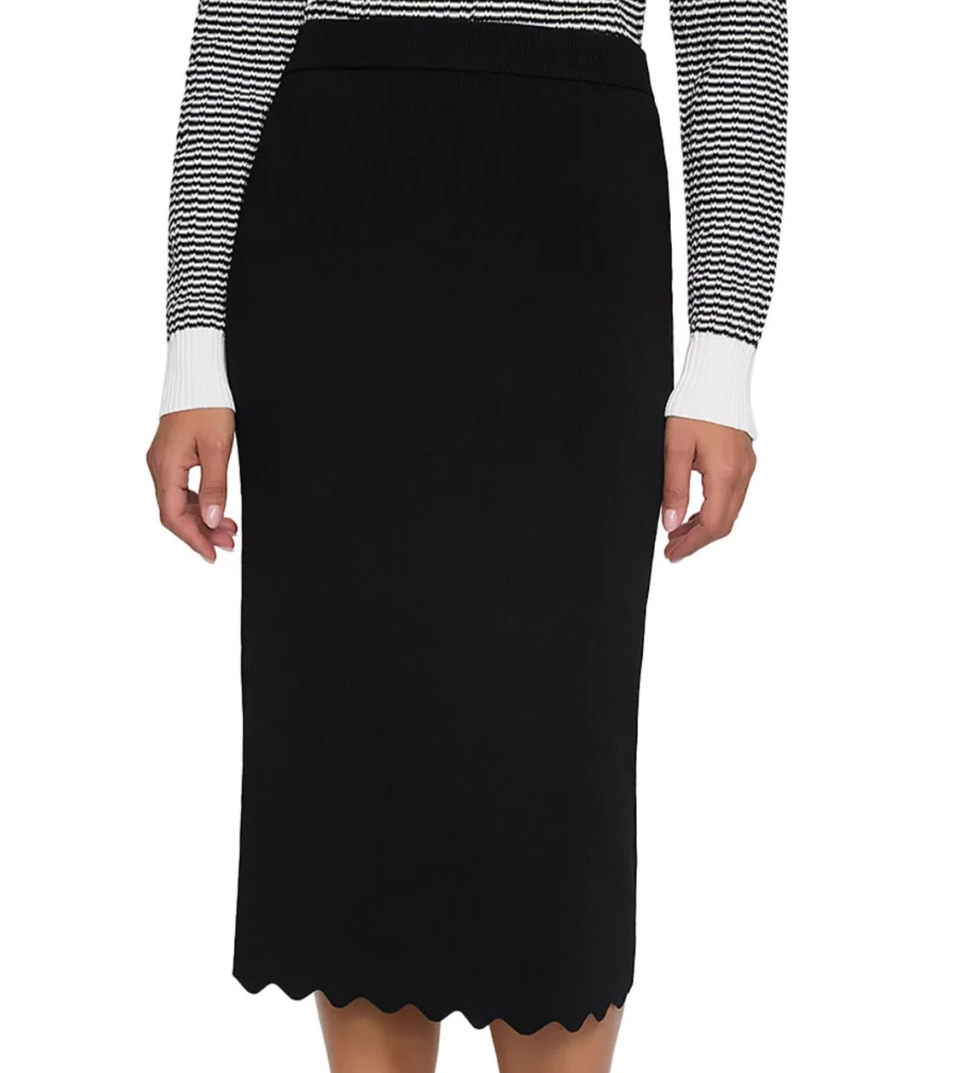 Elie Tahari The Serenda Sweater Skirt MSRP $245