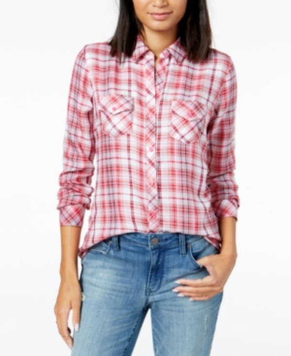 Maison Jules Plaid Shirt MSRP $59