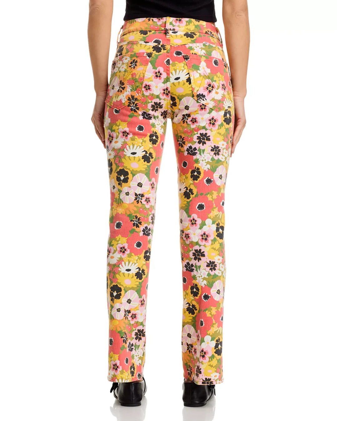 MOTHER Smokin Double Flood High Rise Ankle Jeans MSRP $228