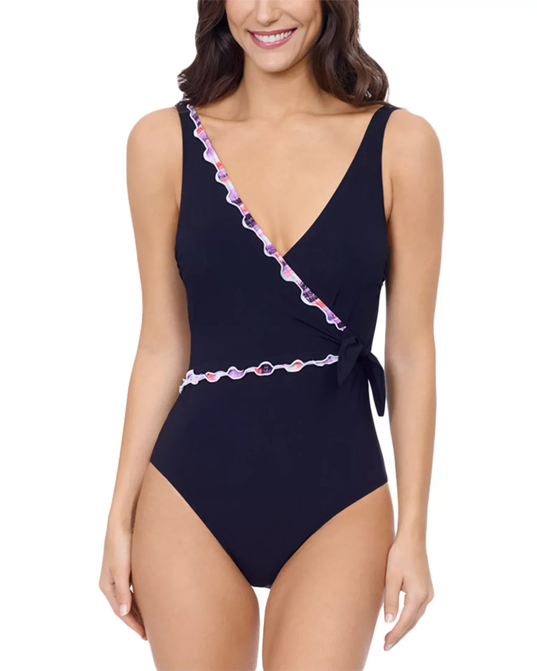 Profile by Gottex Riga Tricolore Swimsuit MSRP $148