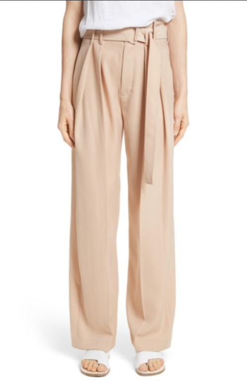 Vince Belted Wide Leg Pants