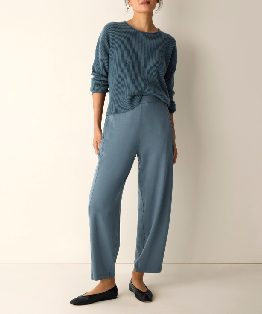 Eileen Fisher Stretch Jersey Knit Lantern Pant MSRP $158