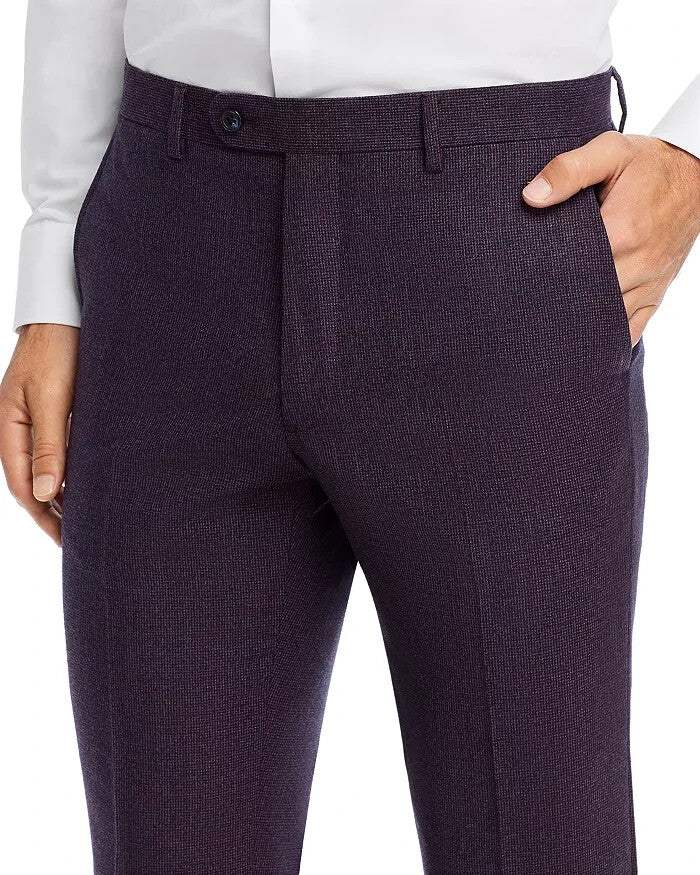 John Varvatos Star USA Micro Houndstooth Slim Fit Suit Pants MSRP $228