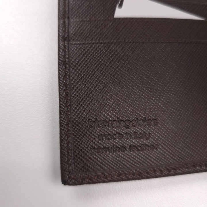 The Men's Store Italian Saffiano Leather Bifold Wallet