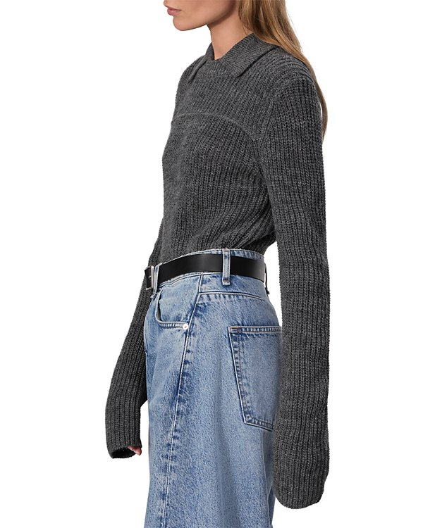 rag & bone Madix Polo Sweater MSRP $348
