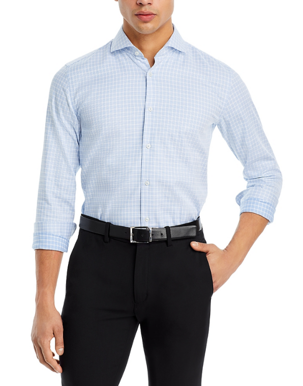 BOSS Hank Spread Slim Fit Dress Shirt MSRP $128