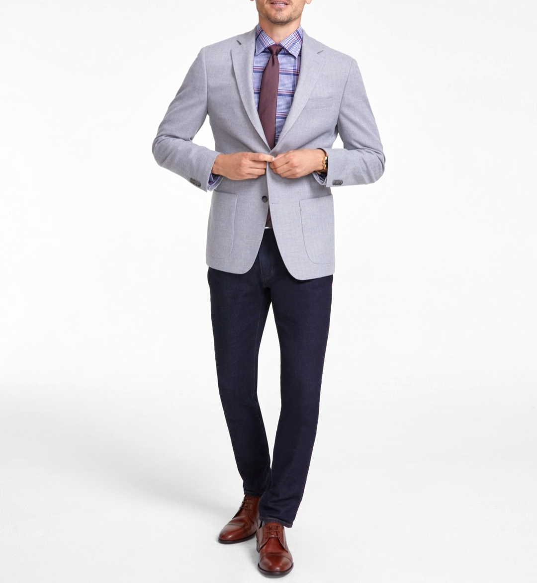 Michael Kors Men's Classic Fit Herringbone Woven Sport Coat MSRP $295 Size 44S
