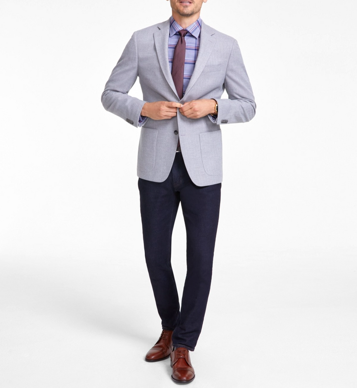 Michael Kors Men's Classic Fit Herringbone Woven Sport Coat MSRP $295 Size 44S
