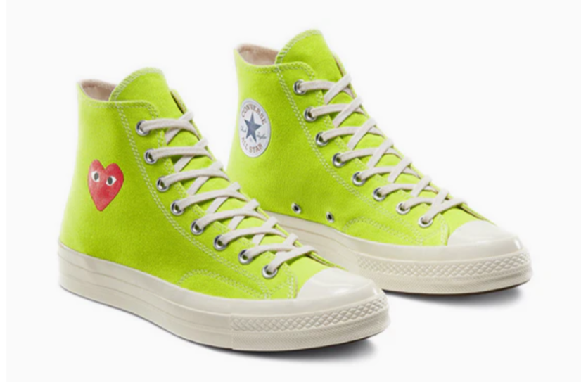 Converse x COMME des GARCONS PLAY Chuck 70 UNISEX High Canvas Shoes